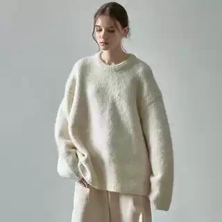 Kvinders hyggelige oversized sweater med blødt materiale