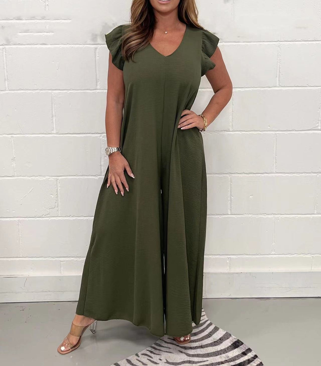 Dame luftig jumpsuit med voluminøs snit Stilla