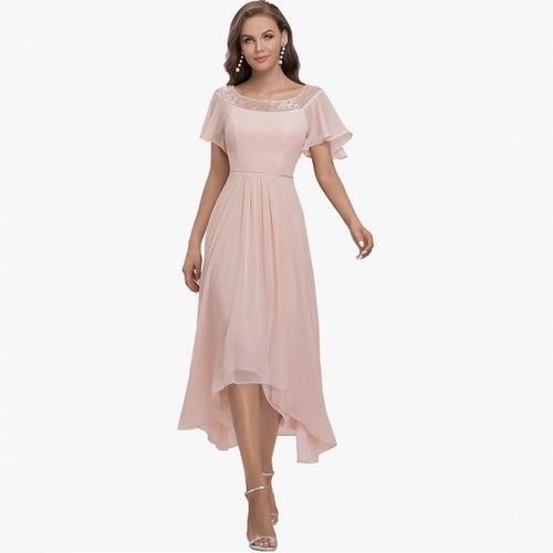 Dame Elegant Spids Overlay Maxikjole Stilla