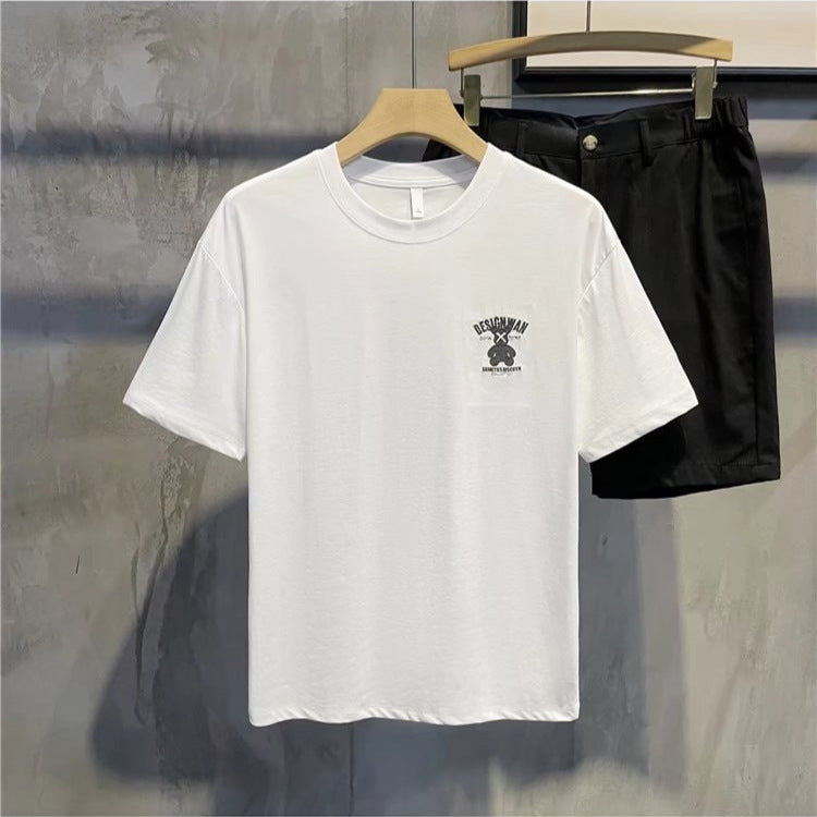 Dame T-shirt med højkvalitets og moderne grafisk tryk Stilla