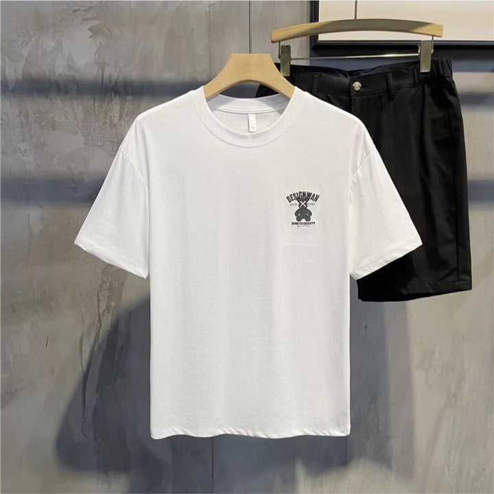 Dame T-shirt med højkvalitets og moderne grafisk tryk Stilla