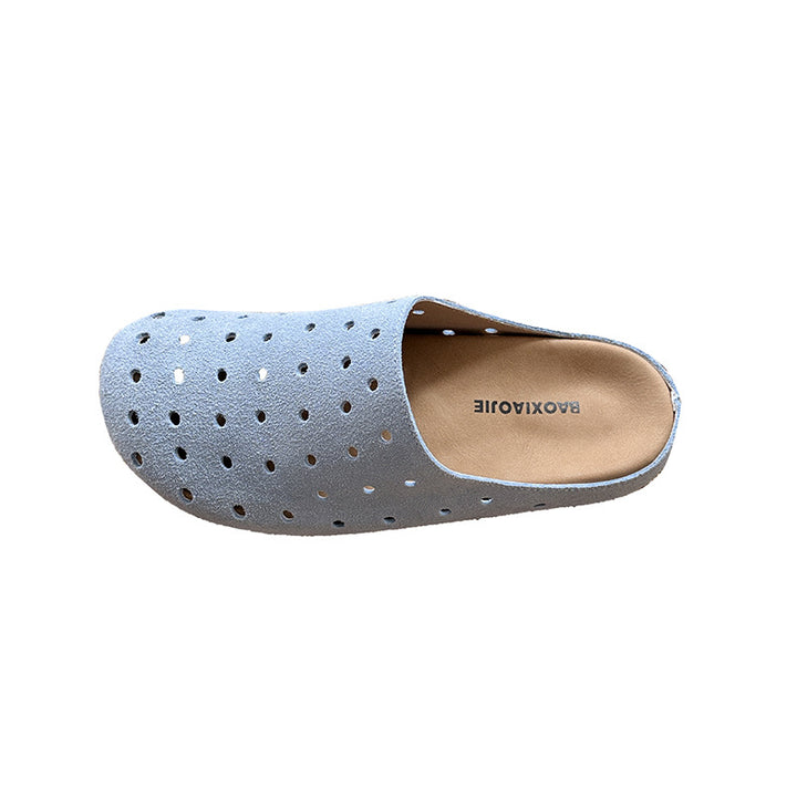 Damernes åndbare slippers med dekorativ udskæringsdesign Stilla