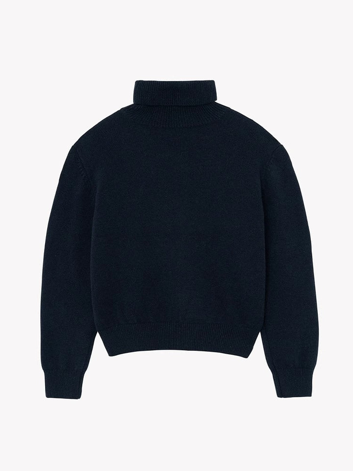 Damer Langærmet Sweater med Høj Krave Stilla