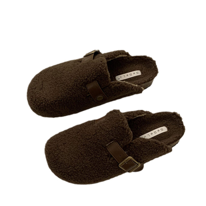 Dame Behagelige Fleeceforede Slippers Mules Stilla