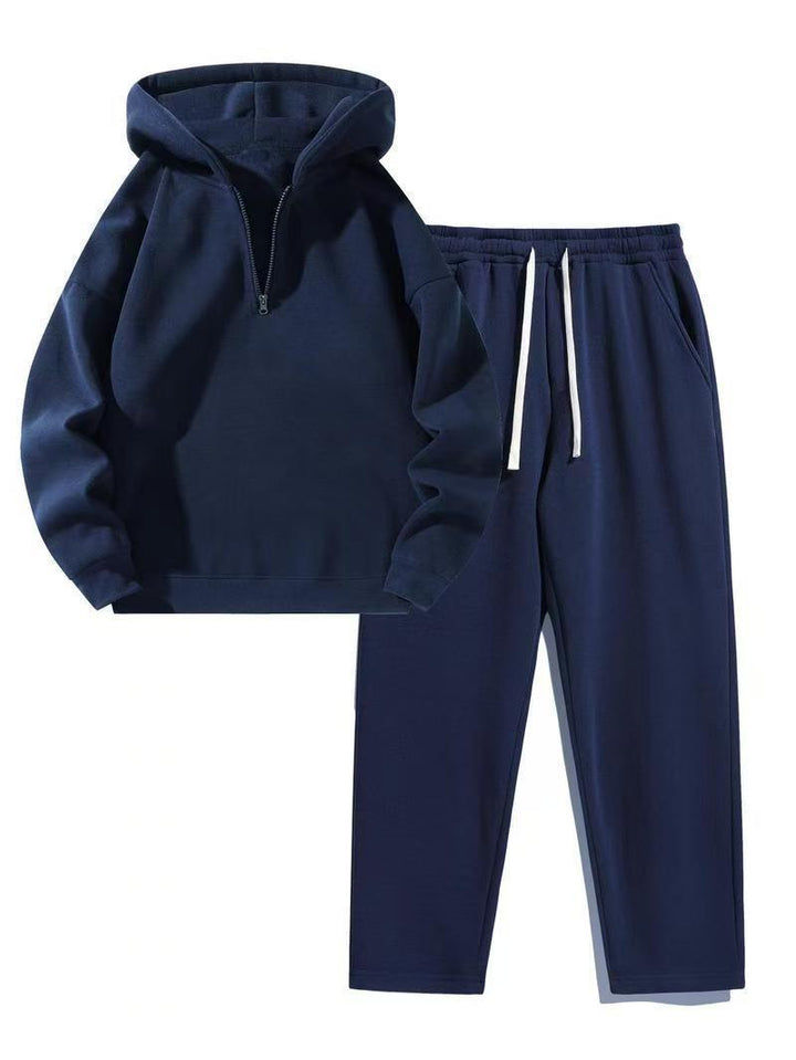 Kvinders behagelige hoodie jumpsuit med ergonomisk snit og praktisk lomme Skovae
