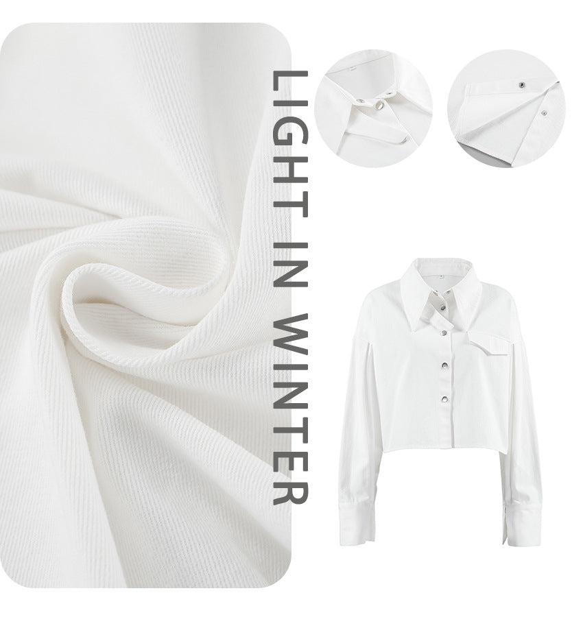 Dame Oversized Bluse med moderne snit og minimalistisk design Stilla