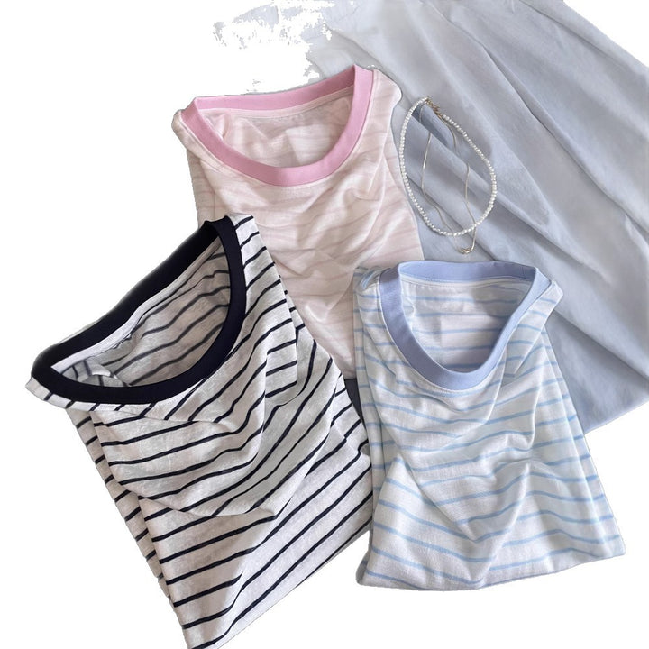 Dame Komfortabel Casual T-Shirt Stilla