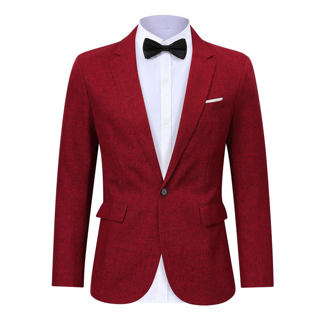 Herre Blazer i struktureret stof Stilla
