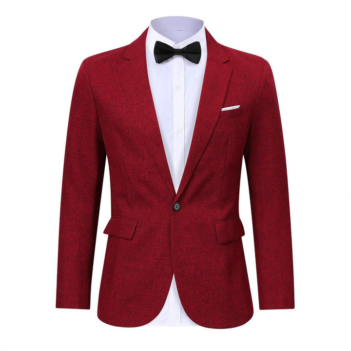 Herre Blazer i struktureret stof Stilla