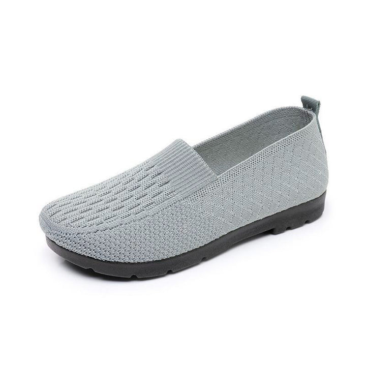 Femme Stilfulde Slip-On Fritidssneakers med åndbart strikdesign Stilla