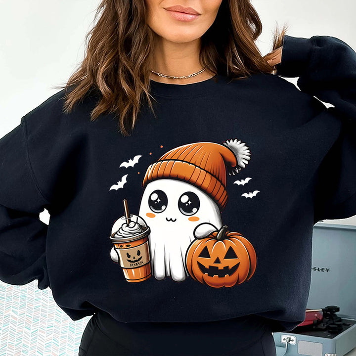 Kvindesweatshirt med legende Halloween grafisk design Stilla