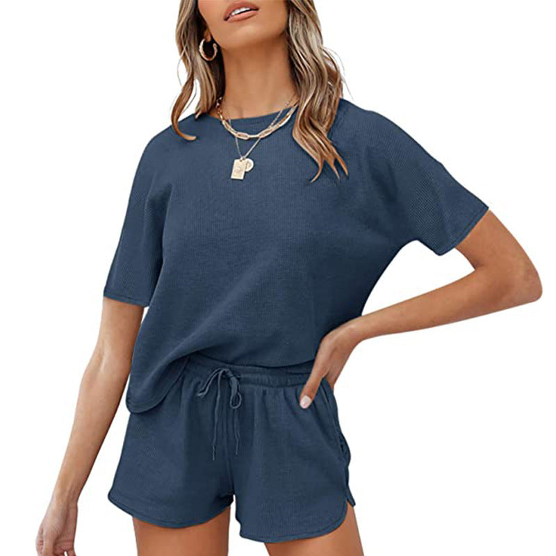 Dame behageligt afslapningsoutfit med elastisk kant Stilla