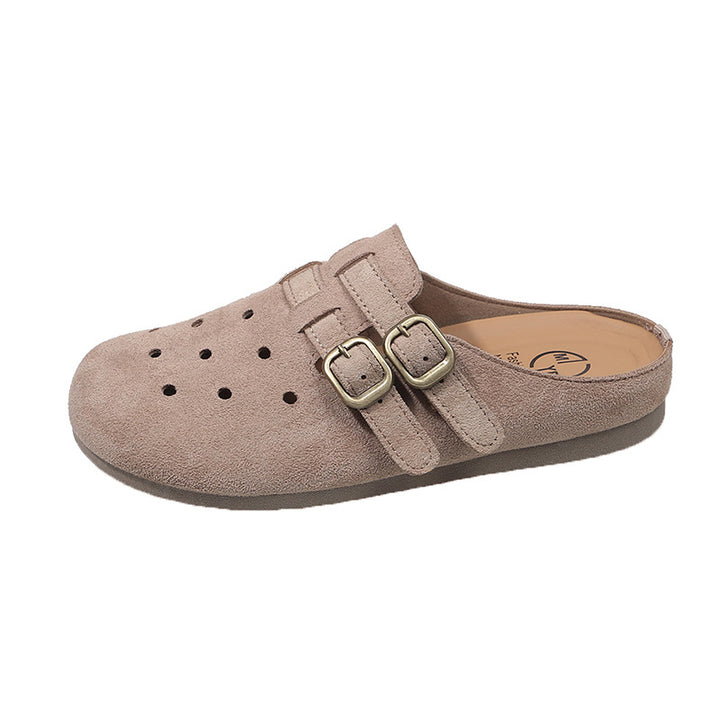 Dame Komfort-Sandaler med dobbelt justerbart remdesign og skridsikker sål Stilla