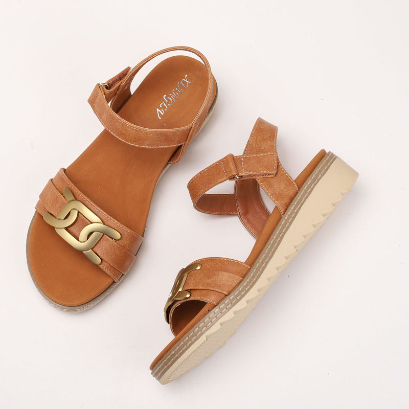 Dame Komfortable Sandaler med elegant Rem og moderne Spænder Stilla