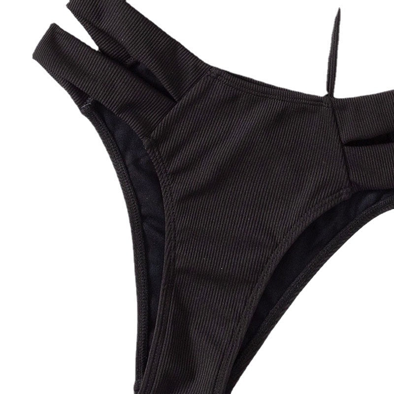 Dame Triangel-Bikini med justerbare stropper og moderne snit Skovae