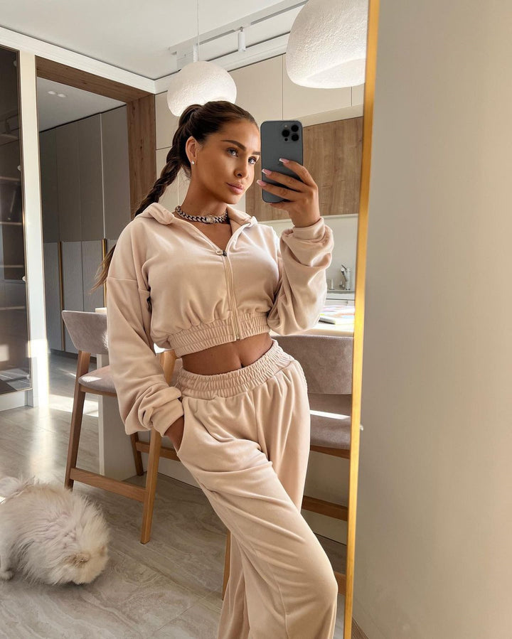 Kvinders afslappede jumpsuit med kort top og bred ben Skovae