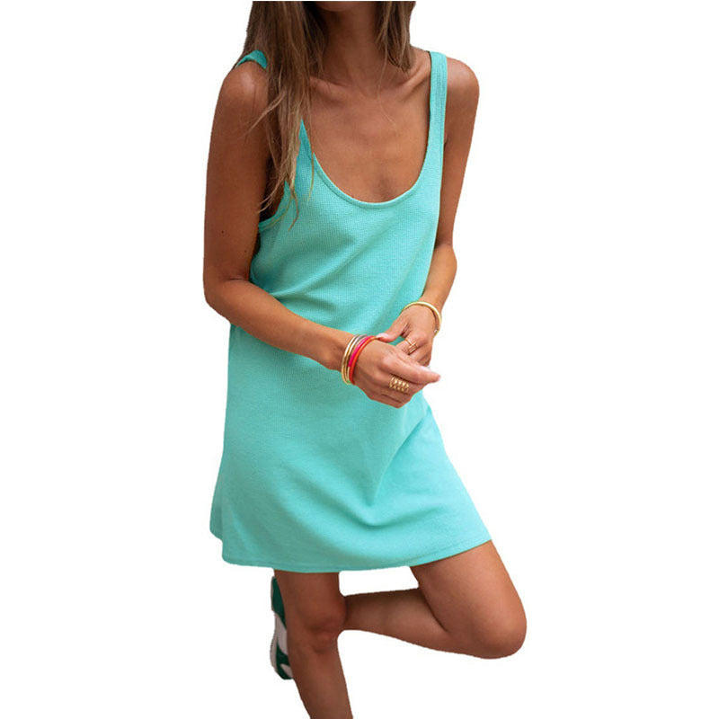 Dame Fritid Ærmeløst Dagkjole Stilla