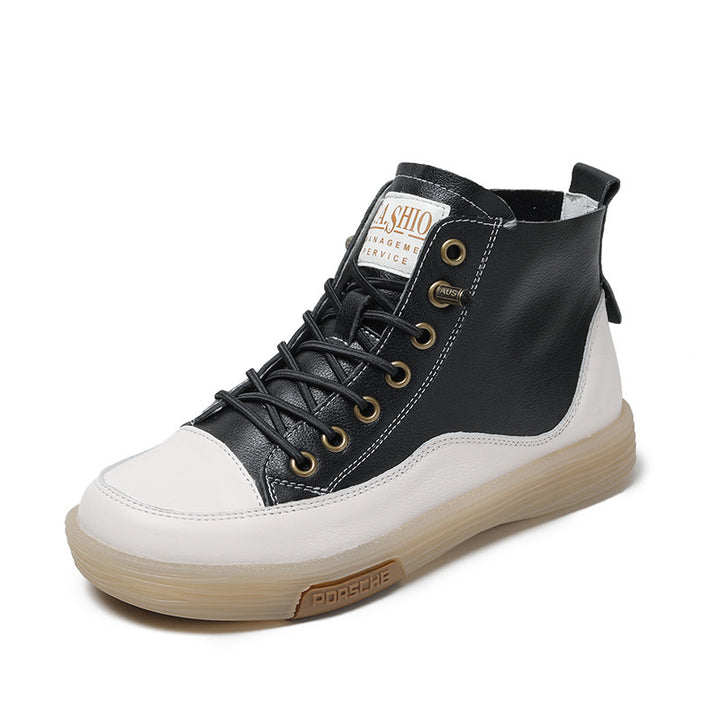 Herre High-Top Læder Sneakers med retro-inspireret design Stilla