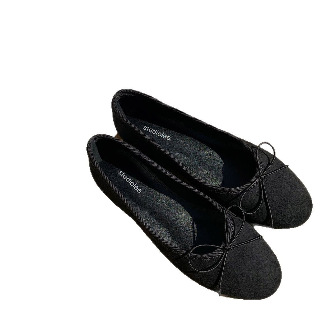 Dame Klassiske Sædels Ballerina Flats med Sløjfe Detalje Stilla