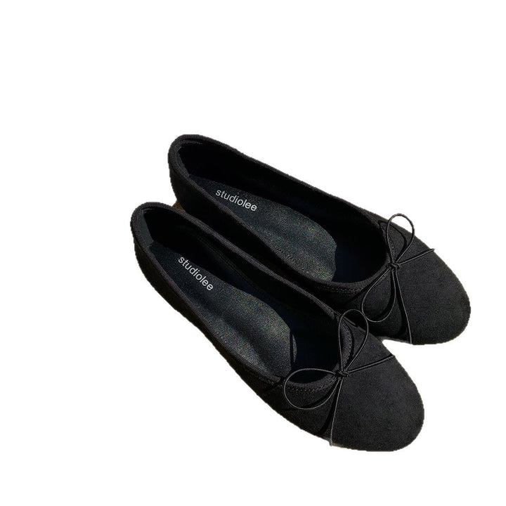 Dame Klassiske Sædels Ballerina Flats med Sløjfe Detalje Stilla