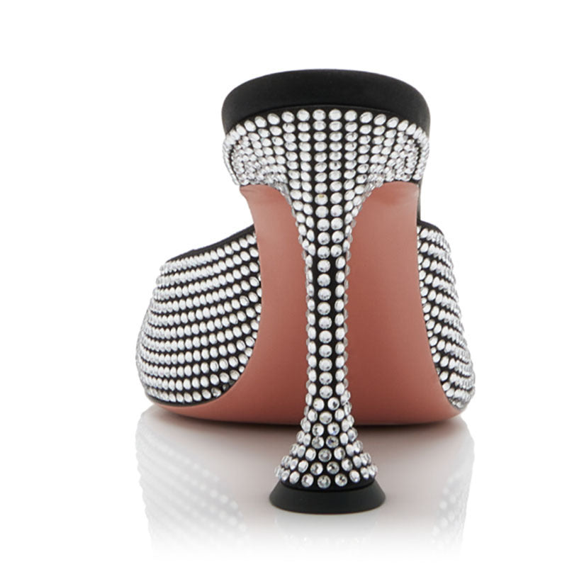 Femme Strassprydede Mules Stilla