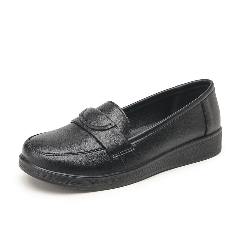 Femme Klassiske Læder Slipper Stilla