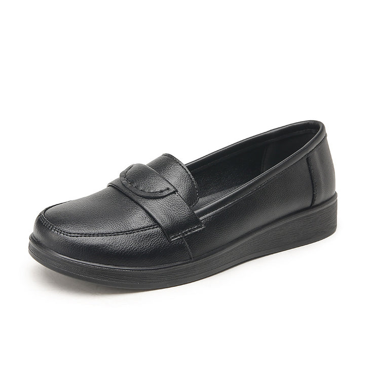 Femme Klassiske Læder Slipper Stilla