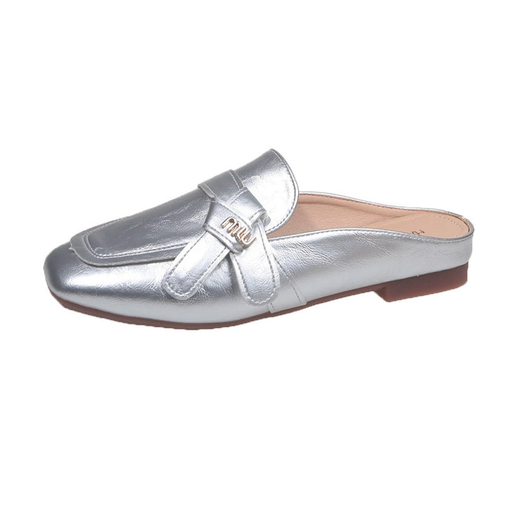 Dame Slip-On Mules med dekoreret sløjfe-detalje Stilla
