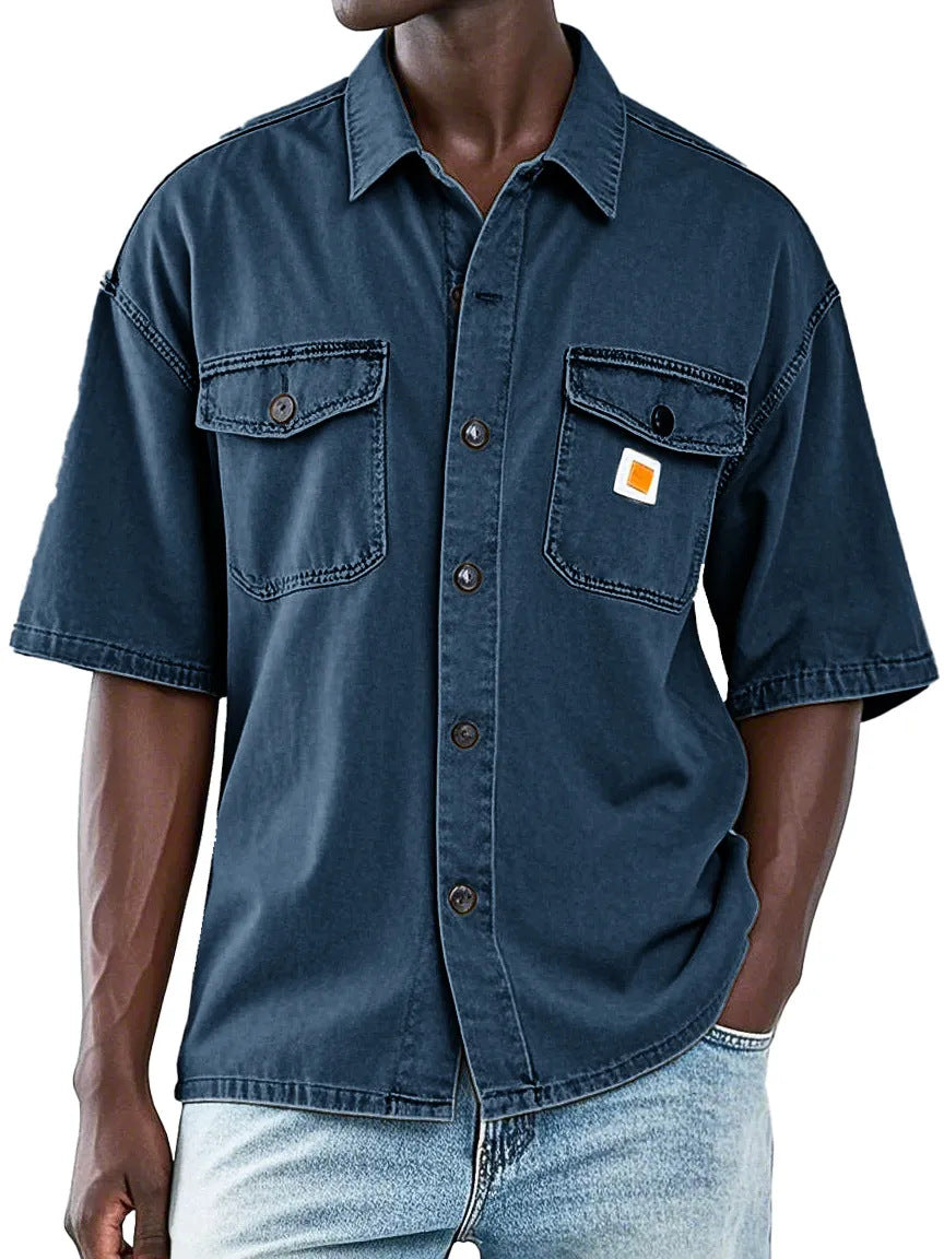 Herrer Kortærmet Utility-Shirt Stilla