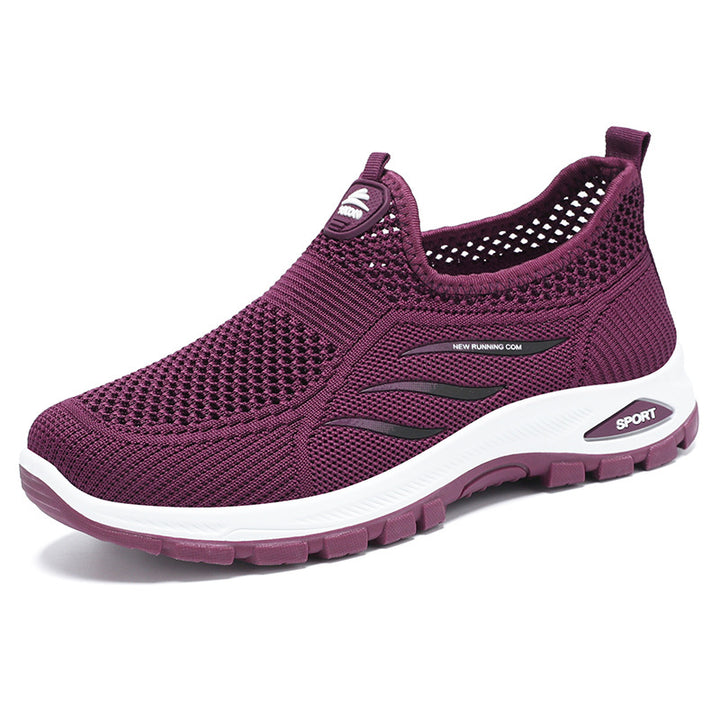 Dame Åndbare Slip-On Løb Sneakers med Stødabsorberende Design Stilla
