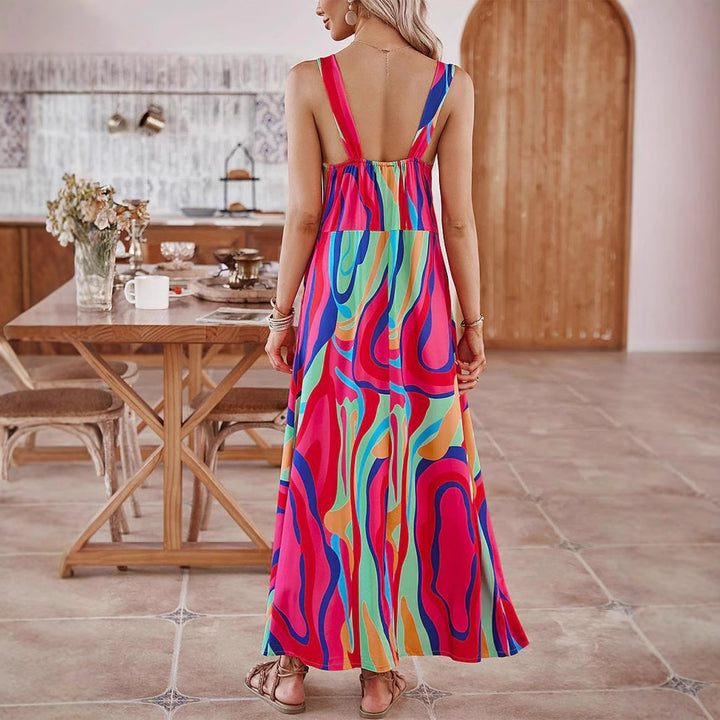 Dame Vibrant Maxi Kjole Stilla