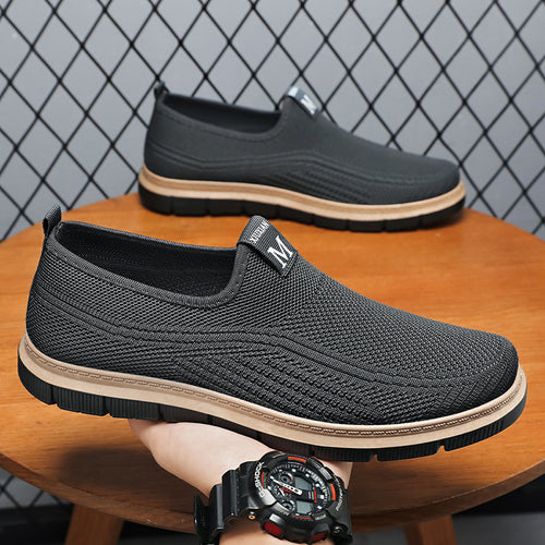 Femme åndbare Slip-On løbesko med fleksibelt strikdesign Stilla
