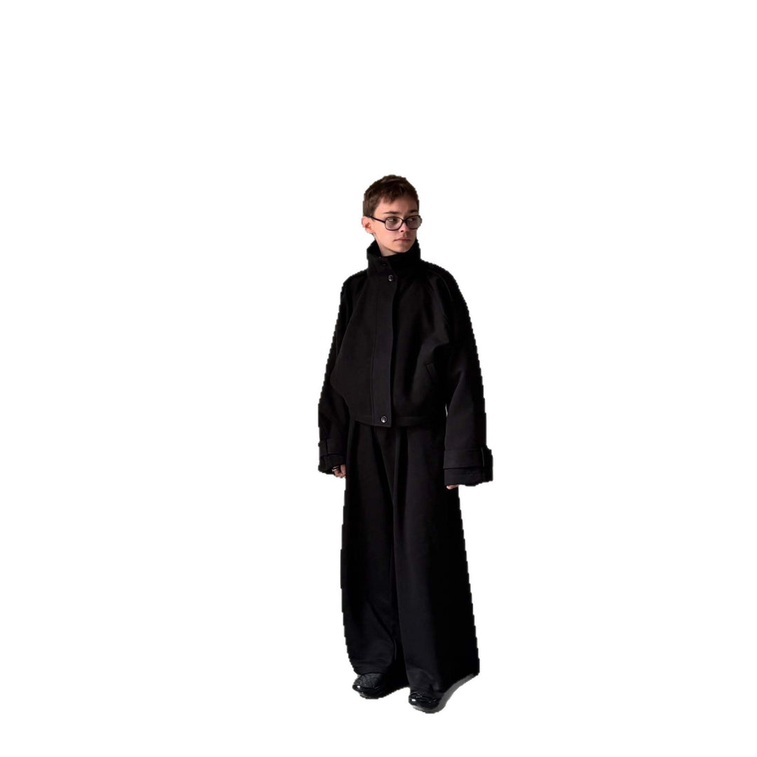 Kvinders fashionable oversized uldjakke Stilla