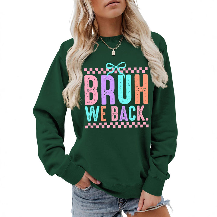 Kvinders sweatshirt med muntert print og behagelig pasform Stilla