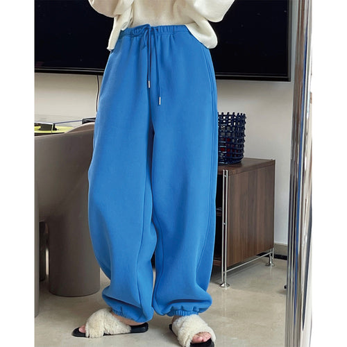 Dame behagelige fritidspants med elastisk talje og moderne detaljer Stilla
