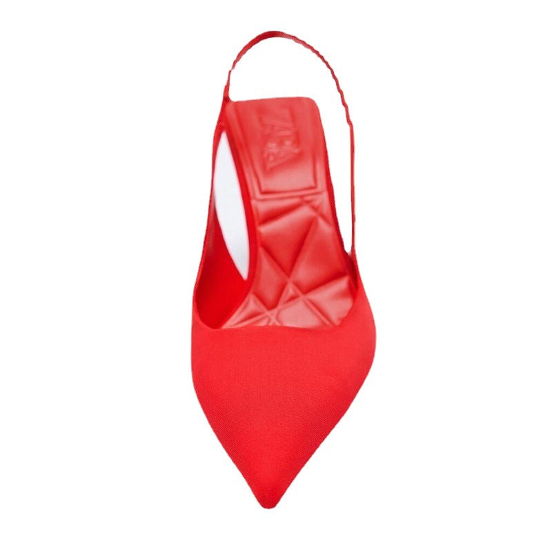 Dame Elegante Slingback-pumper med spidse linjer og komfortable såler Stilla