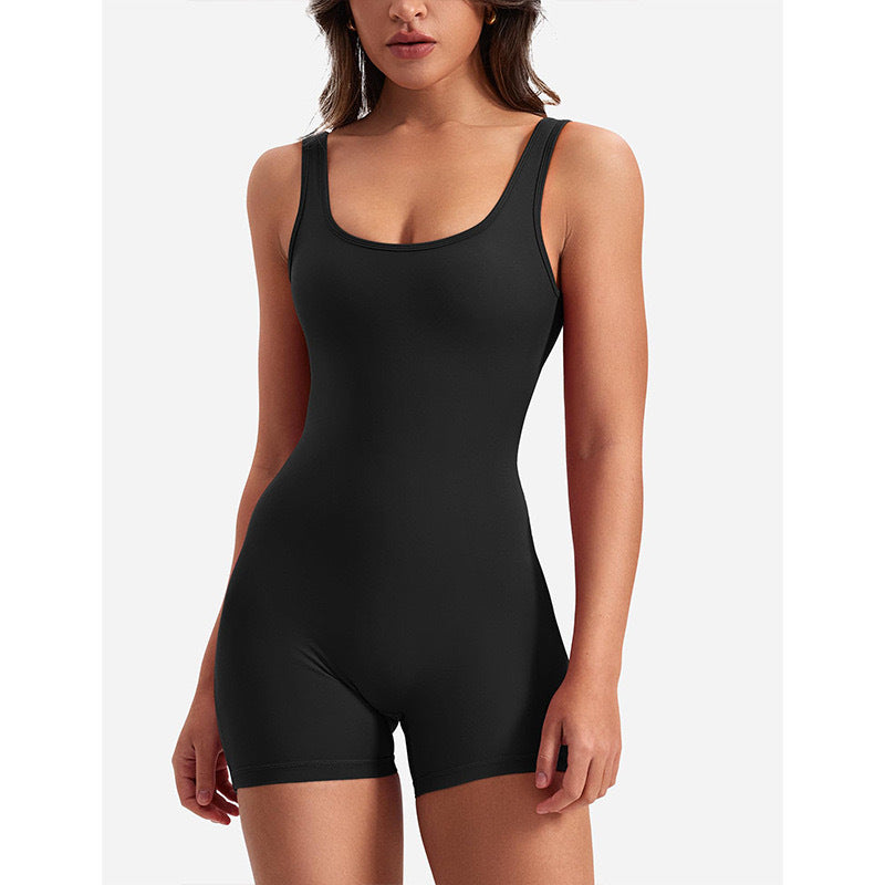Dame Elegant og figursyet Sport-Jumpsuit Skovae