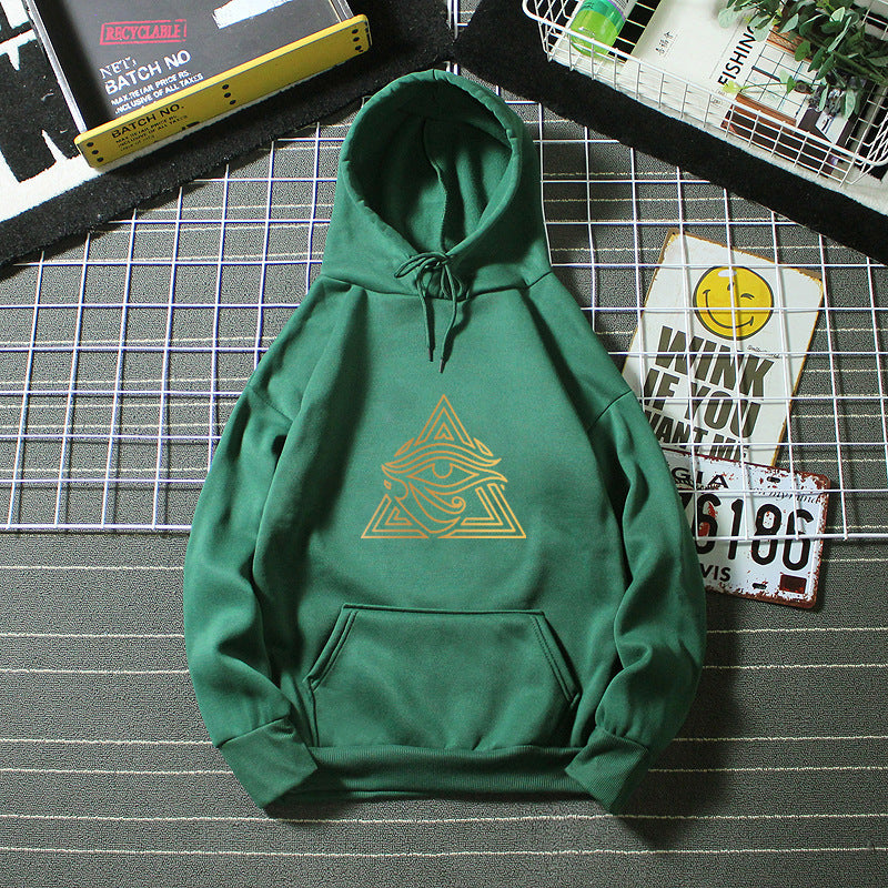 Kvindernes hoodie med kunstnerisk grafisk design Skovae
