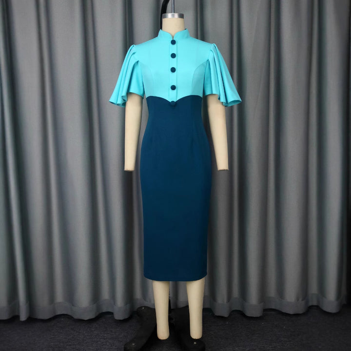 Damer Elegant Blyantskjorte med Flæseærmer Skovae
