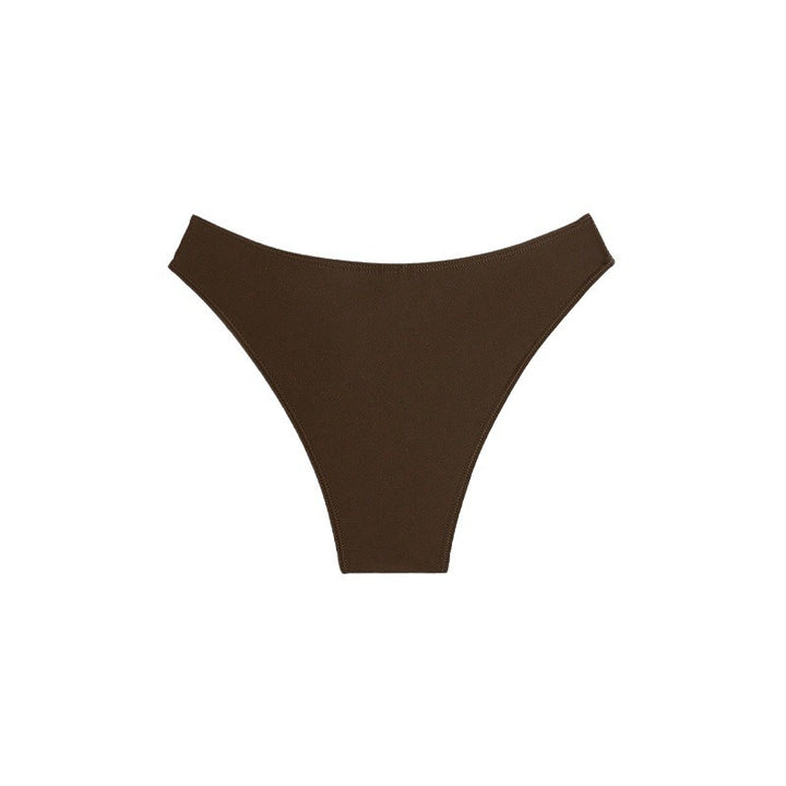Damer Bikini bund med elegante ringdetaljer og høj udskæring Stilla