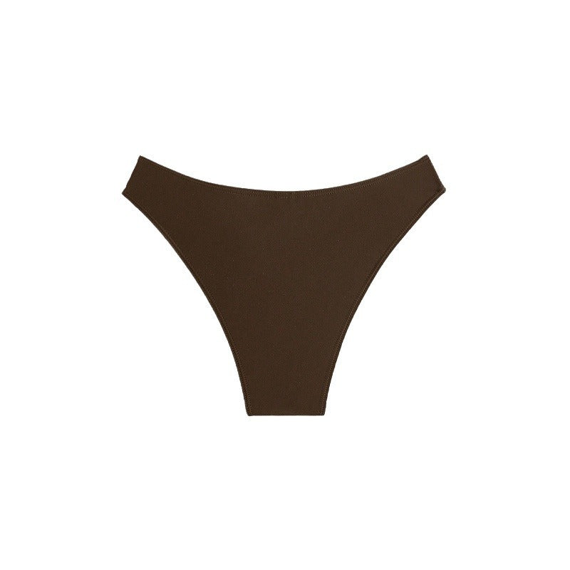 Dame bikiniunderdel med elegant perledetail Skovae