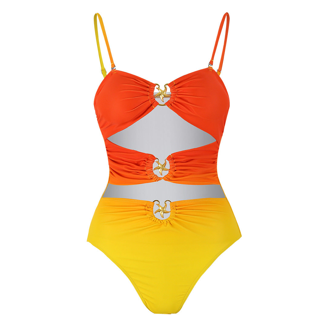 Dame Bikini-sæt med innovativt to-delt design og raffinerede spænde-detaljer Stilla