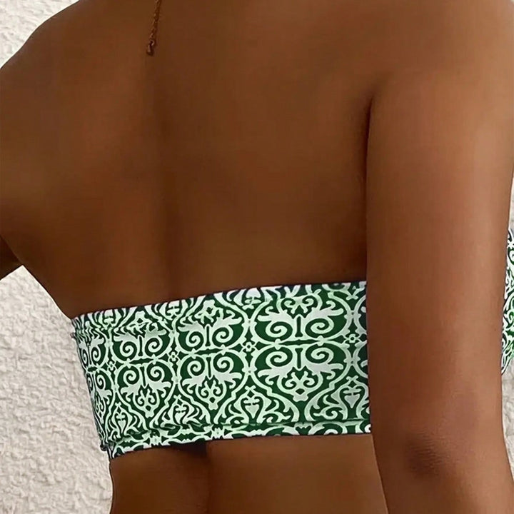 Dame Bandeau-Bikini-Sæt Skovae