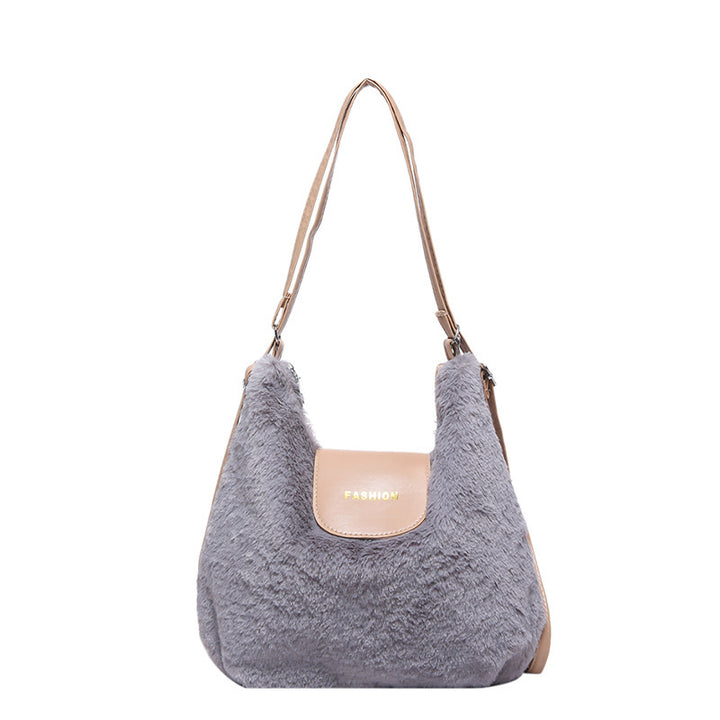 Femme Chic Falsk pels Skuldertaske Stilla