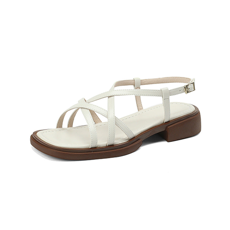 Dame Strappy Sandaler med elegant rem-design og komfortabelt fodseng Stilla