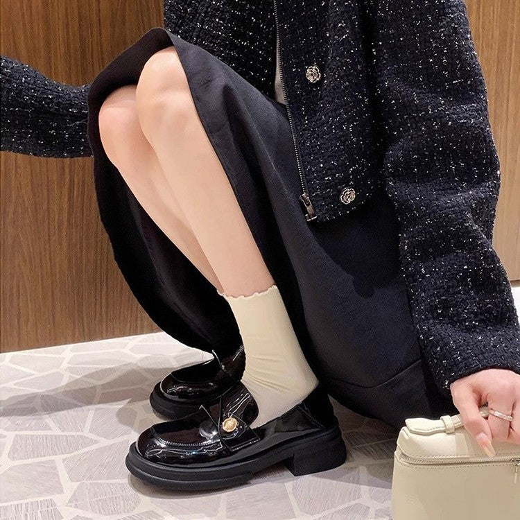 Femme Stilfulde Laklæder Slippers Stilla