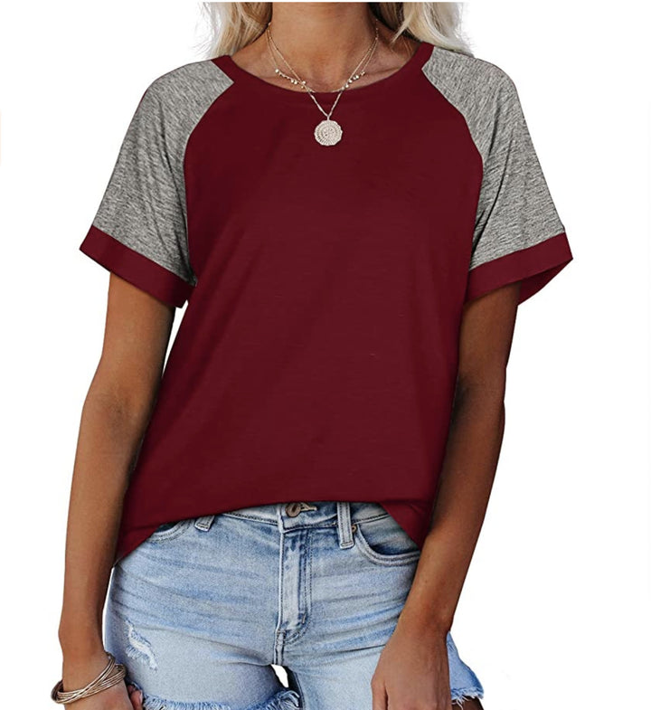 Dame Sporty fritids-T-shirt med stilfulde raglanærmer Stilla