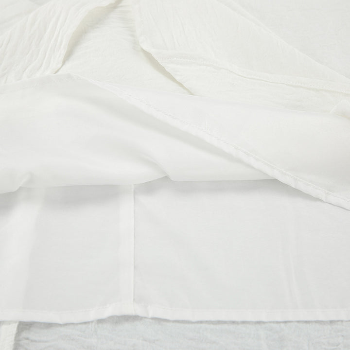 Dame Midi-Kjole med off-shoulder design og voluminøse puffærmer Stilla