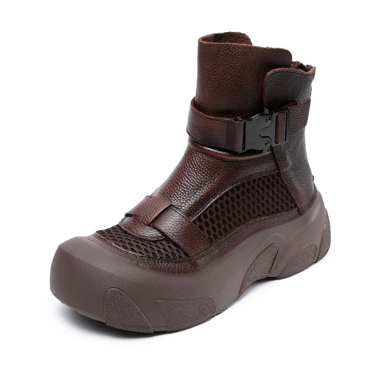 Herrer Åndbare Mesh Hightop Sneakers Stilla
