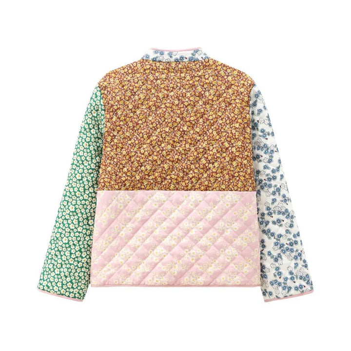 Femme Quilted Floral-Patchwork-Jakke Stilla 1750153189